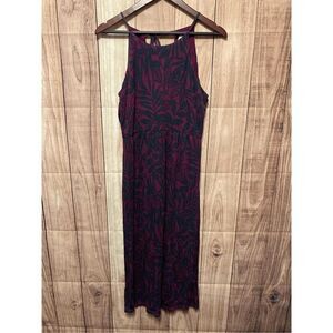Ann Taylor LOFT Small purple black summer dress